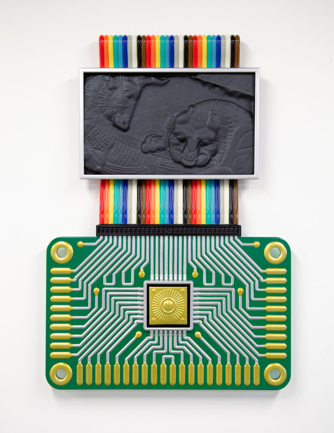 Circuit Board (Ancient Relief), 2025