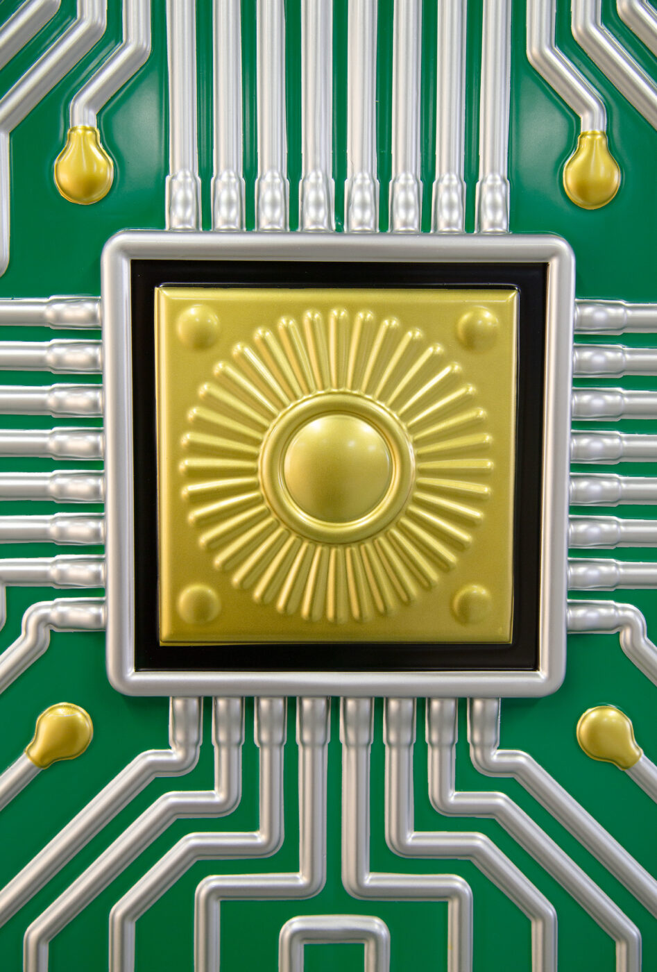 Circuit Board (Ancient Relief), 2025