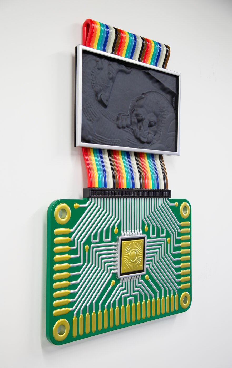 Circuit Board (Ancient Relief), 2025